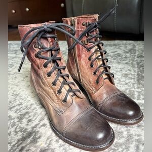 Bedstu Judgement Boots in a Tri color brown color size 7.5